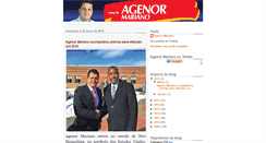 Desktop Screenshot of blogdoagenormariano.com